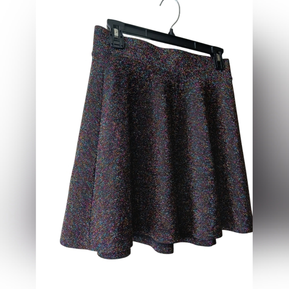 NWT Forever 21 Glitter Skater Skirt